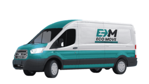 Eco Moves delivery van in action