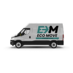 Home courier van for sustainable deliveries.