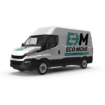 Eco Moves home Courier van for delivery